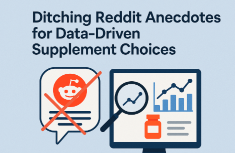 Featured image for blog post titled Beyond Reddit: Using Data to Vet New Supplements