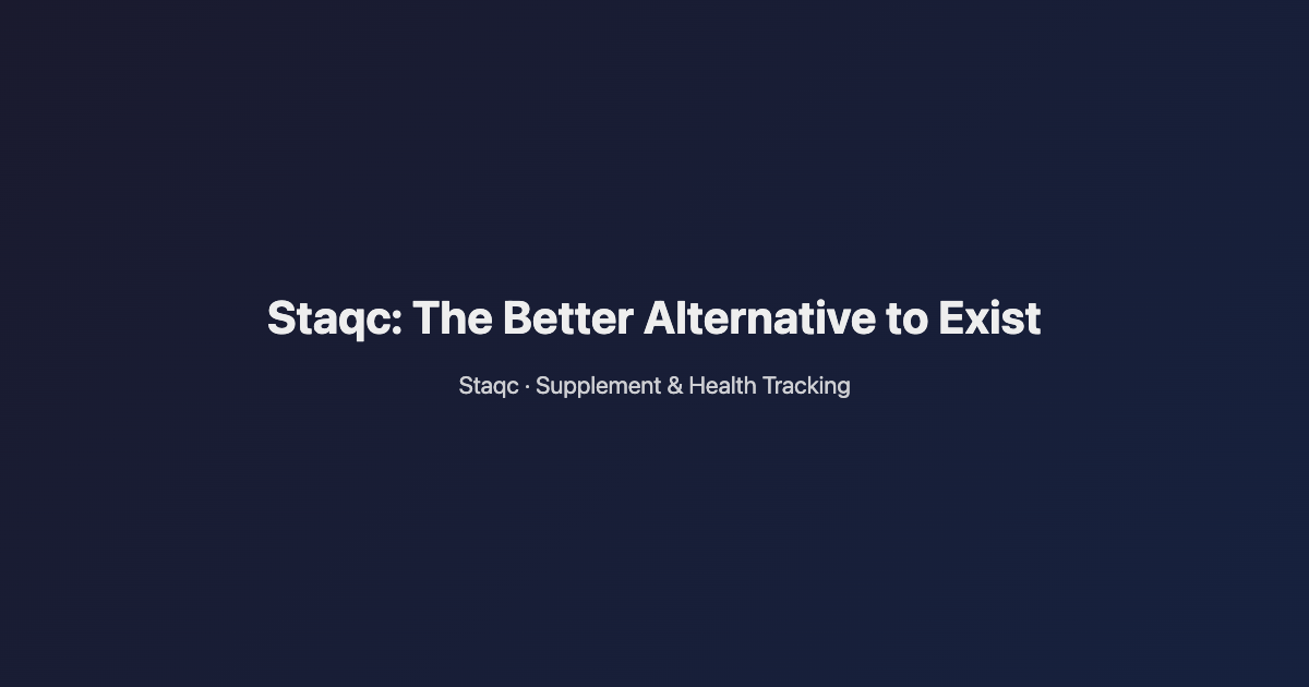 Featured image for blog post titled Staqc: The Better Alternative to Exist
