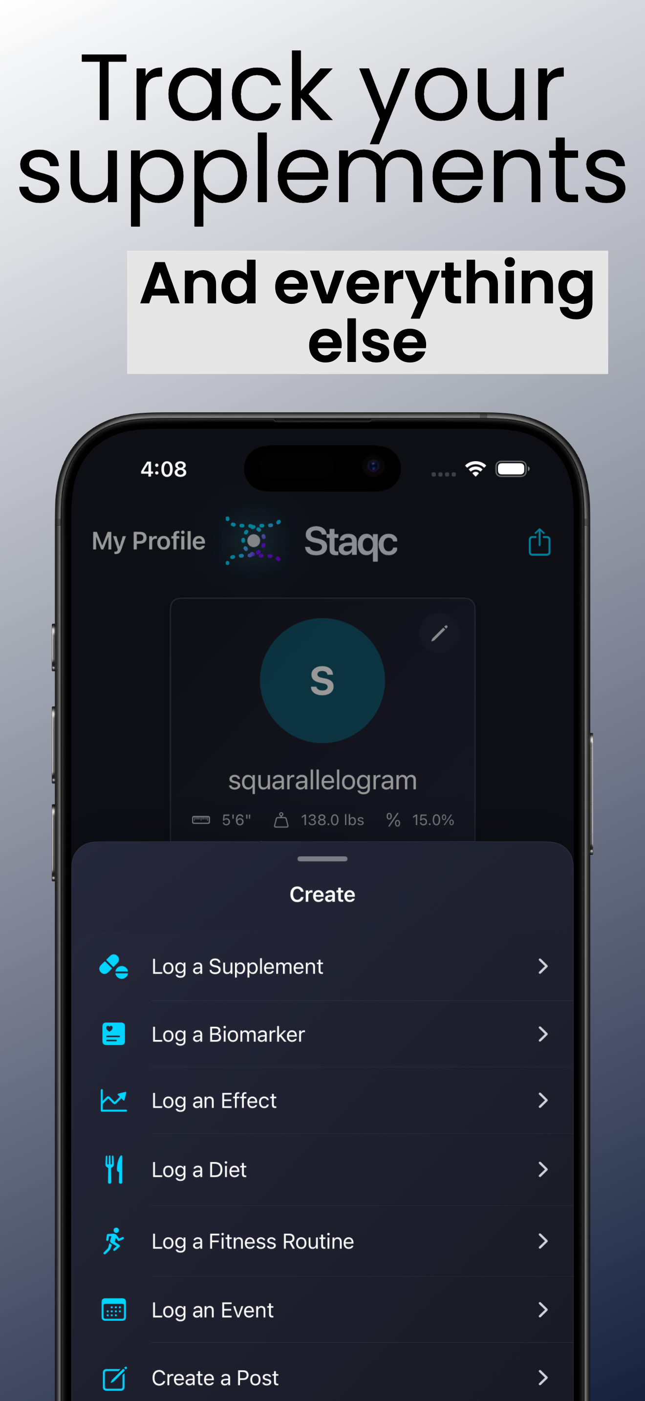 Natural language tracking interface