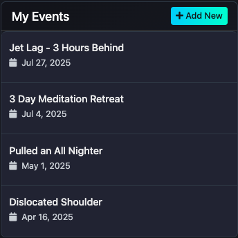 Event Tracking